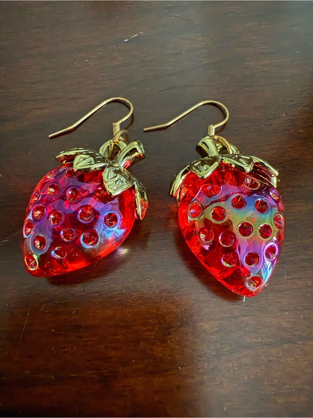 NWOT Strawberry earrings